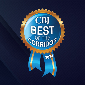 Cedar Point's Best of the Corridor Ribbon for being named Best Wealth Management Firm
